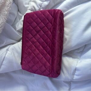 Vera Bradley Quilted Magenta Pouch